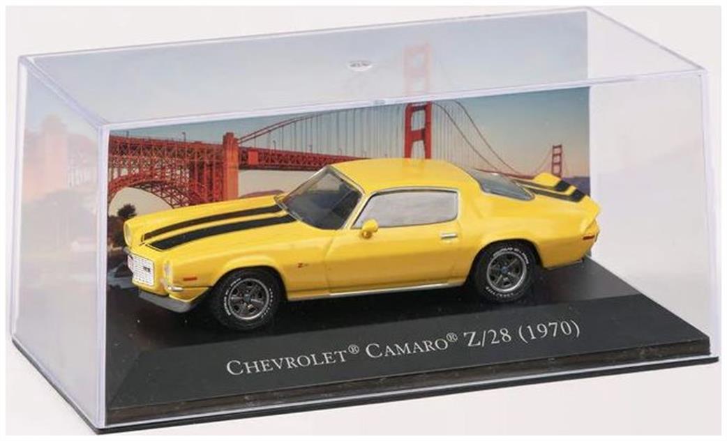 MAG 1/43 MAG PP07 Chevrolet Camaro Z/28 1970 Yellow Diecast Model
