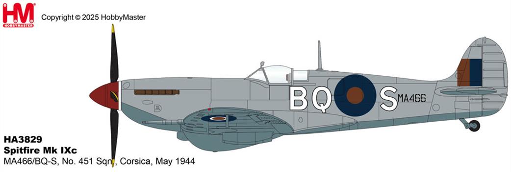 Hobby Master 1/48 HA8328 Spitfire Mk.IXc Corsica May 1944