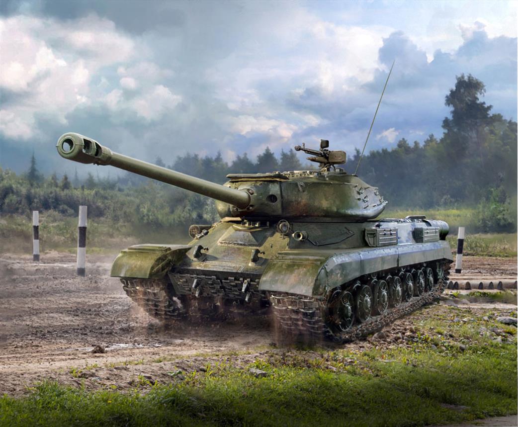 Zvezda 1/100 6296 IS-4 Soviet Heavy Tank Snap-Fit Plastic Kit