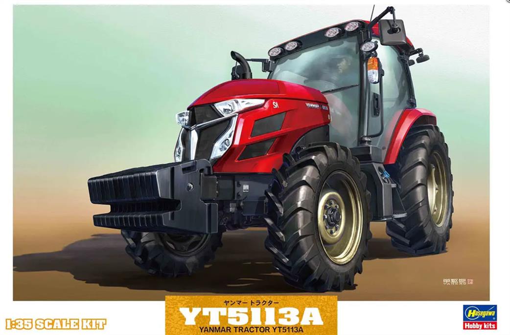 Hasegawa 1/35 66005 Yanmar Tractor YT5113A Tractor Kit