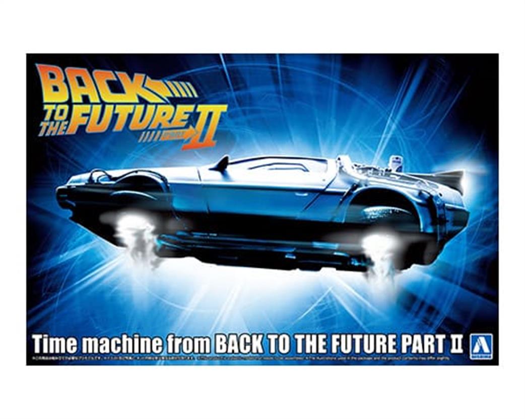 Aoshima 1/24 06437 Time Machine from Back to the Future Part  II Plastic kit