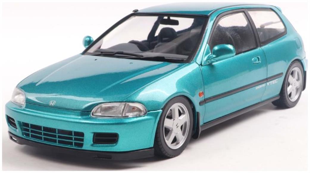 Solido 1/18 1810405 Honda Civic (EG6) Aztec Green Pearl 1991 Diecast Model