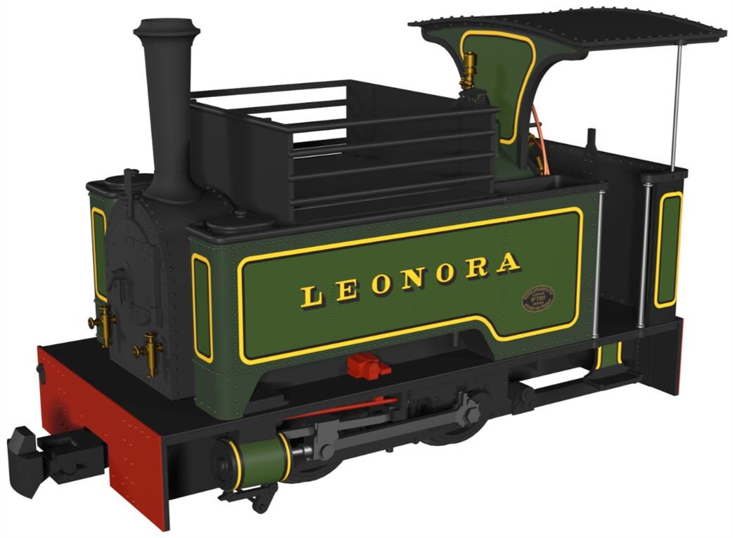 Rapido Trains OO9 986002 Kerr Stuart Sirdar Leonora Lined Green
