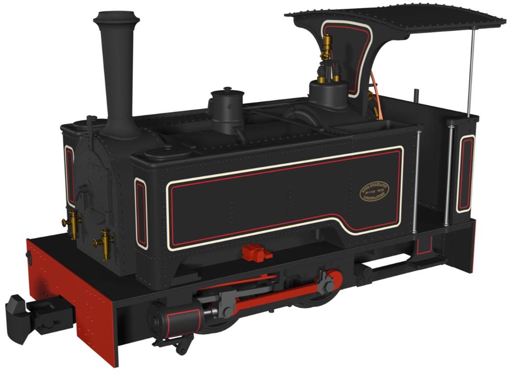 Rapido Trains OO9 986003 Kerr Stuart Sirdar Lined Black