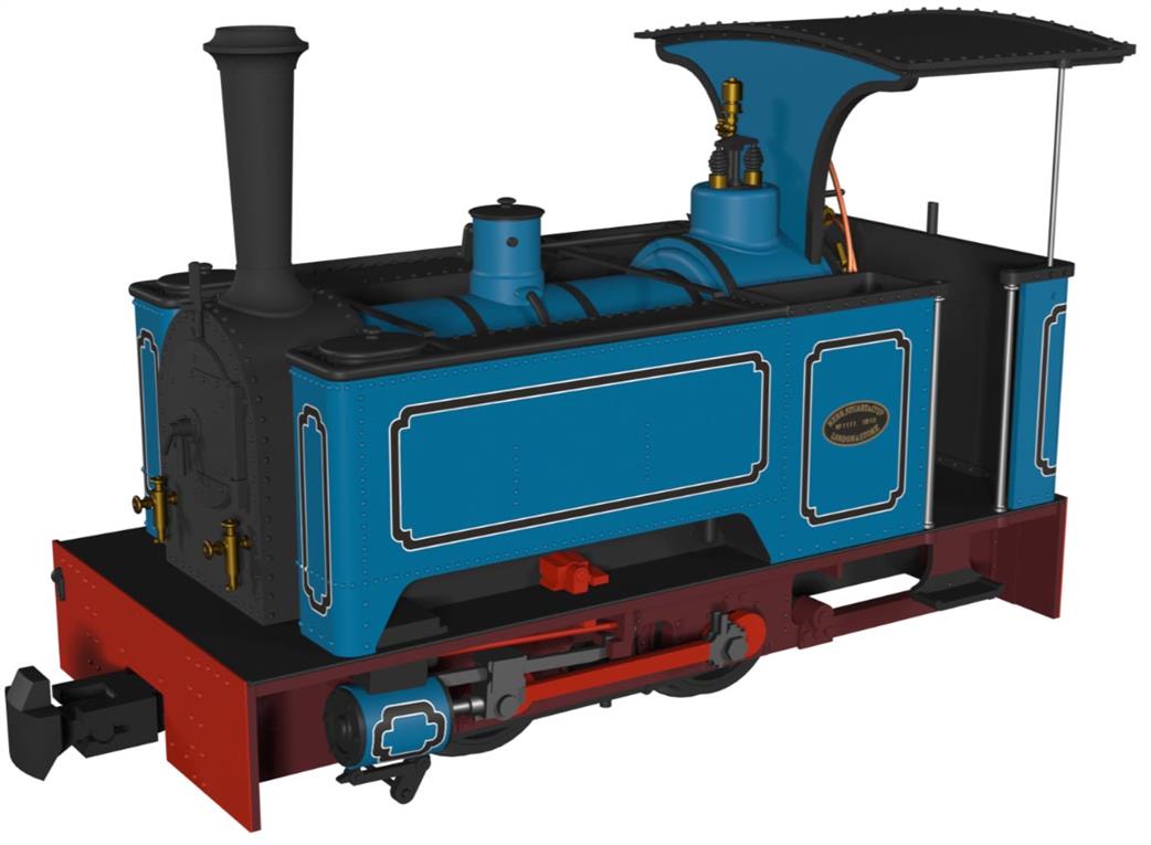 Rapido Trains OO9 986004 Kerr Stuart Sirdar Lined Blue