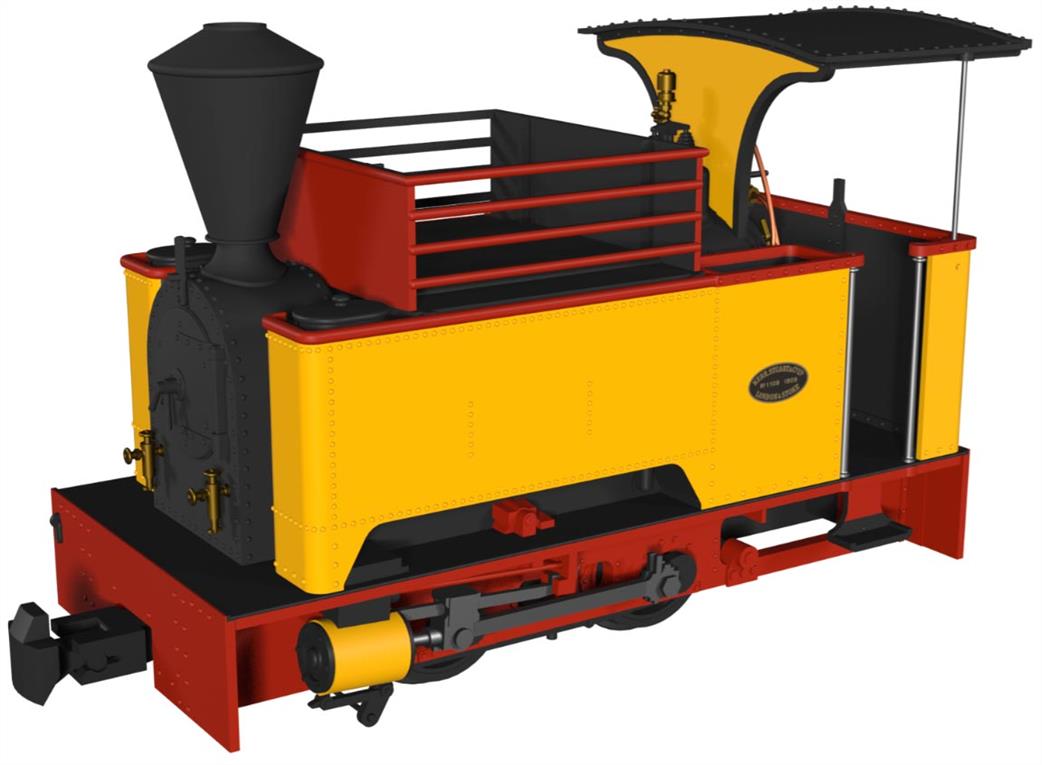 Rapido Trains OO9 986008 Kerr Stuart Sirdar Plain Yellow