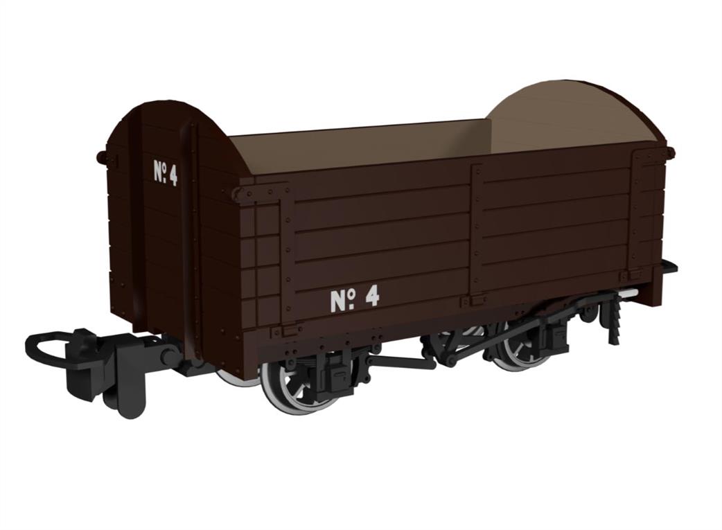 Rapido Trains OO9 990001 Dropside Open Plain Brown No.4