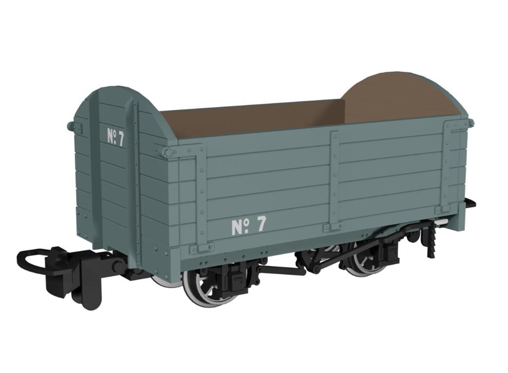 Rapido Trains OO9 990003 Dropside Open Plain Grey No.7