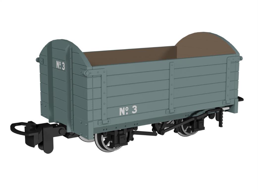 Rapido Trains OO9 990004 Dropside Open Plain Grey No.3