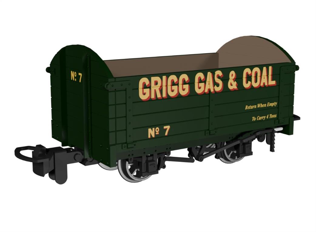 Rapido Trains OO9 990006 Dropside Open Grigg Gas & Coal No.7