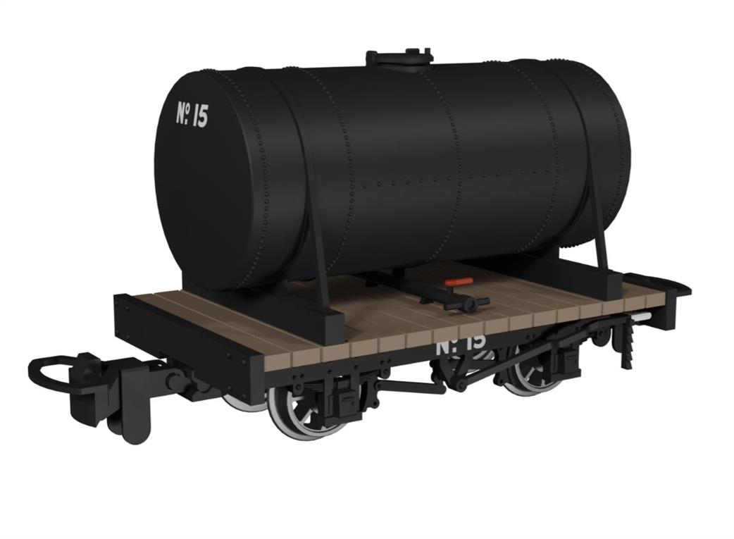 Rapido Trains OO9 990101 Cylindrical Tank Plain Black No.15