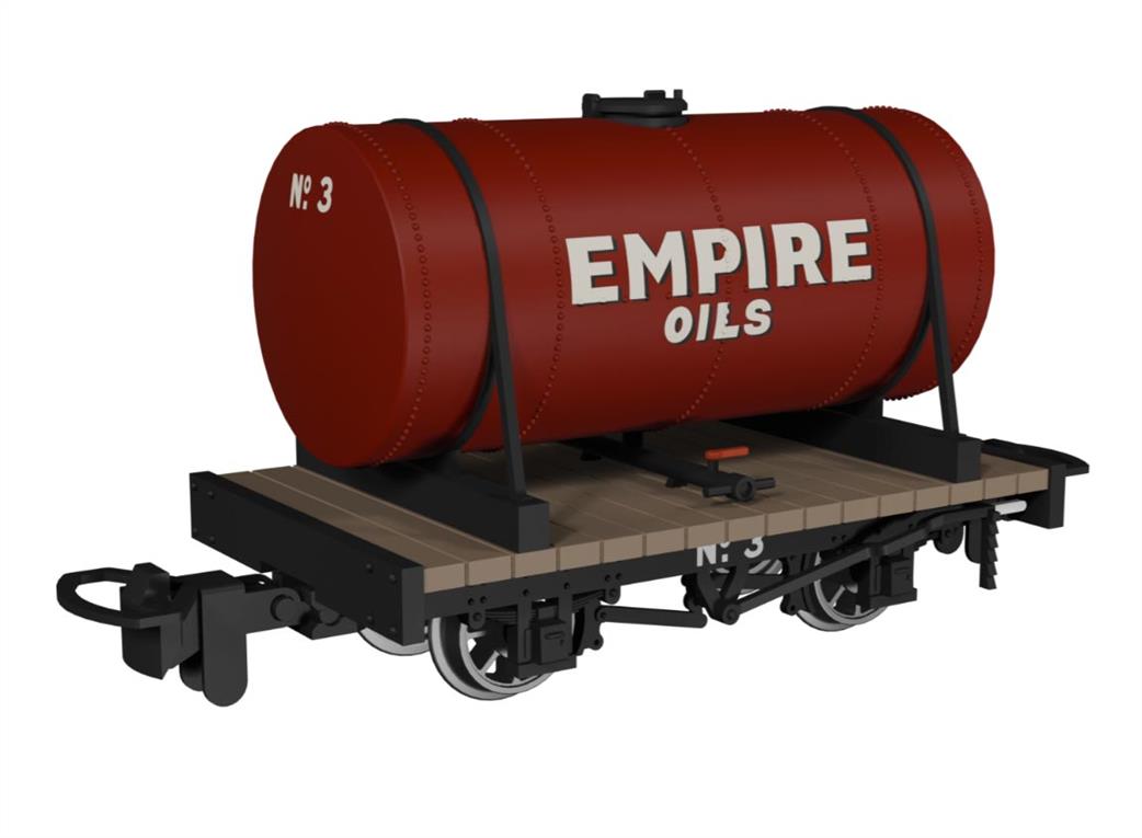 Rapido Trains OO9 990104 Cylindrical Tank Empire Oils No.3
