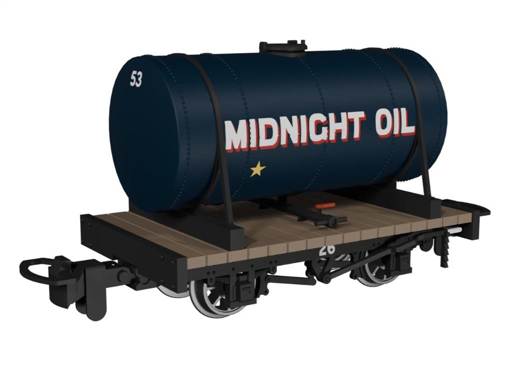Rapido Trains OO9 990107 Cylindrical Tank Midnight Oil No.53