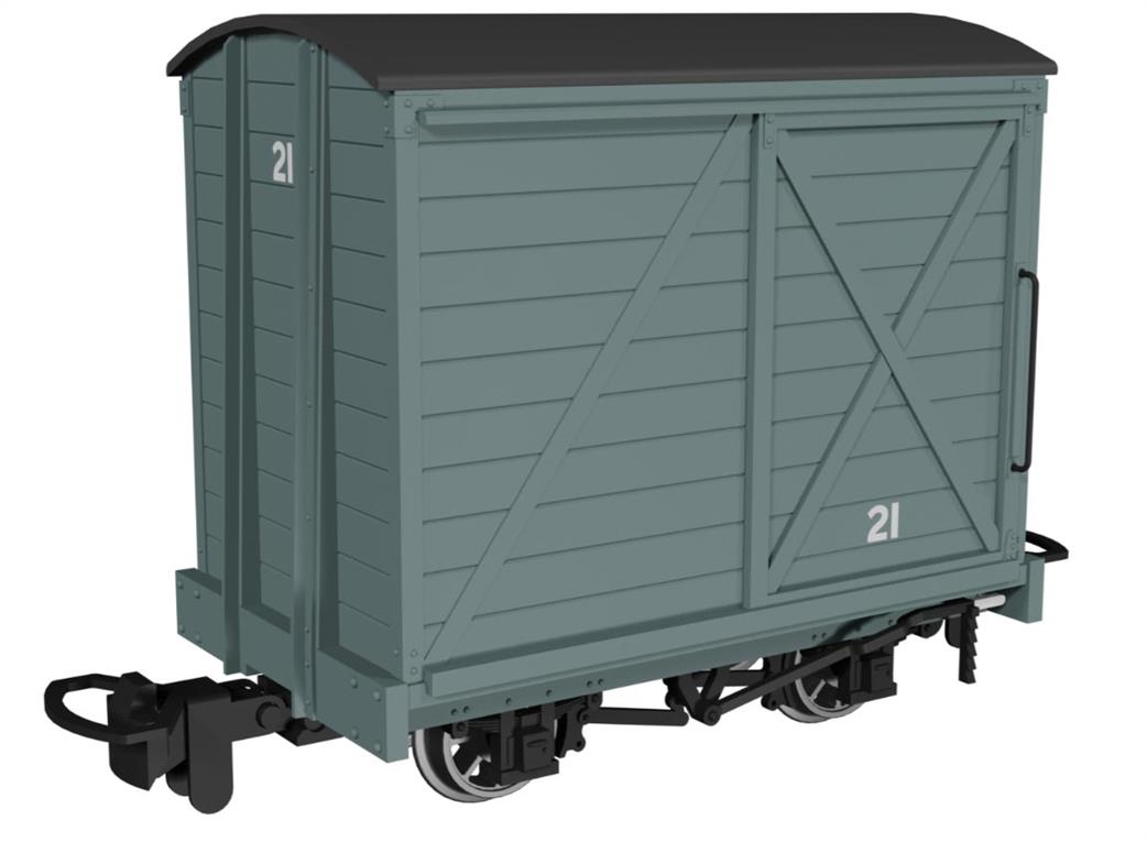 Rapido Trains OO9 990304 Covered Van Plain Grey No.21