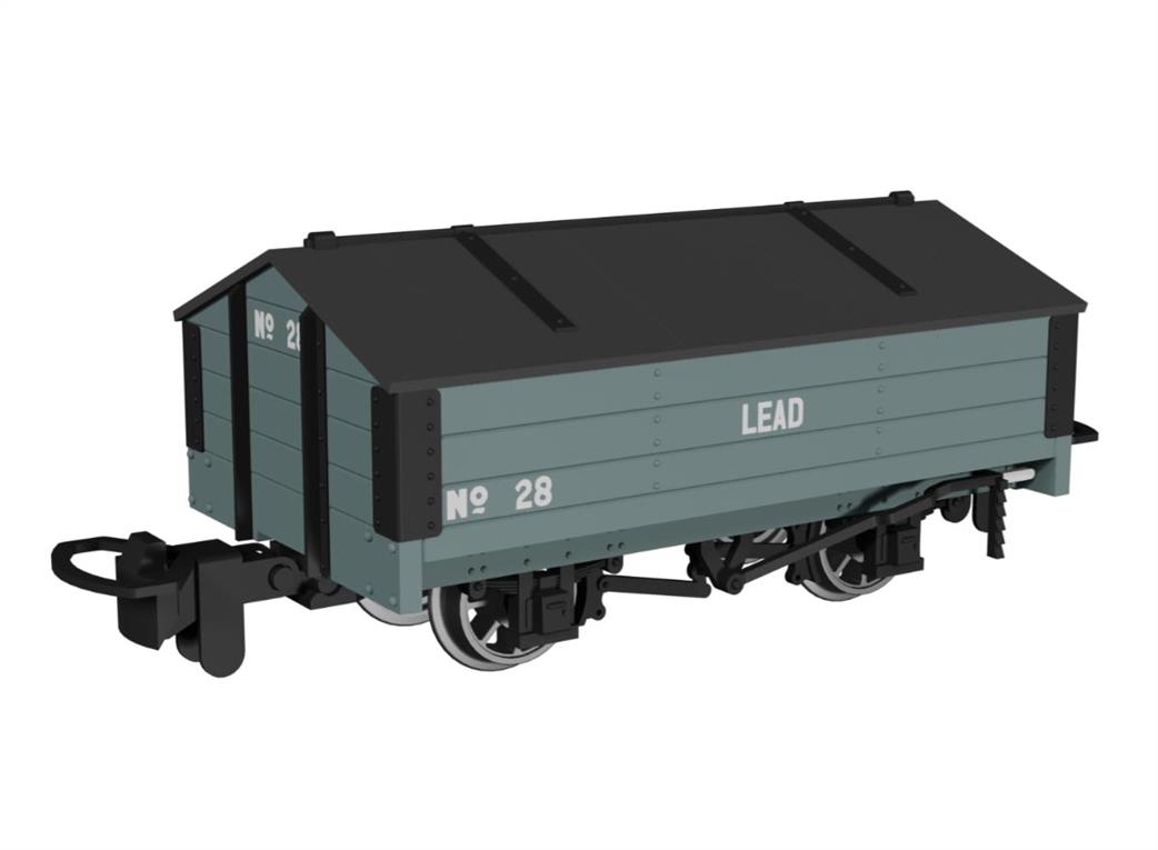 Rapido Trains OO9 990404 Peaked Roof Van Grey Lead No.28