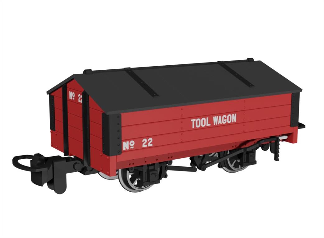 Rapido Trains OO9 990406 Peaked Roof Van Tool Wagon No.22