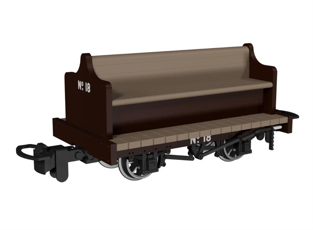 Rapido Trains OO9 990501 Manrider Plain Brown No.18