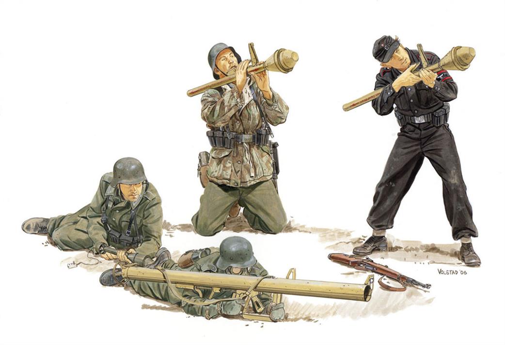 Dragon Models 1/35 6279 German Eastern Front Tank Hunters Gen2 4 piece Figure Set