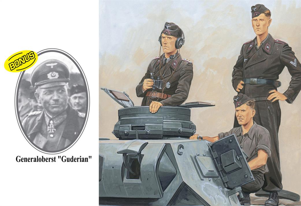 Dragon Models 1/35 6655 Panzer Regiment 7 10 Panzer Division Smolensk 1941 4 Piece Figure Set