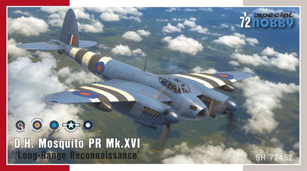 Special Hobby 1/72 72452 DH Mosquito Mosquito PR Mk.XVI Long Range Reconnaissance Plastic KIt