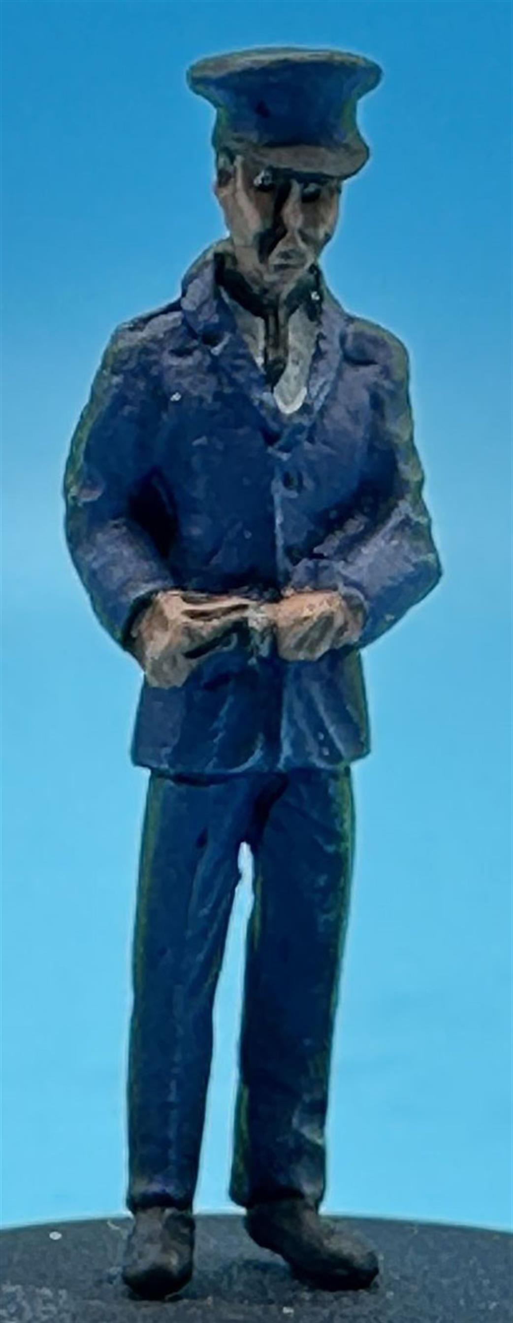 MT Miniatures O MTMO06 Ticket Collector Diecast Unpainted Figure