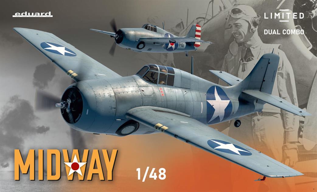 Eduard 1/48 11166 Midway Dual Combo Kit Set