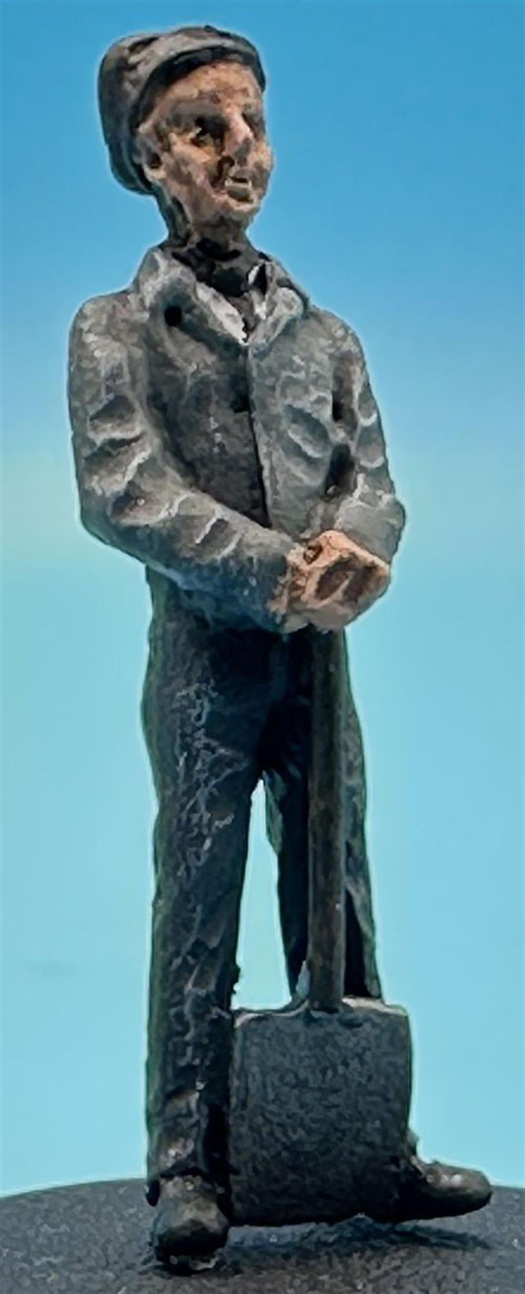 MT Miniatures O MTMO14 Worker No.5 Diecast Unpainted Figure