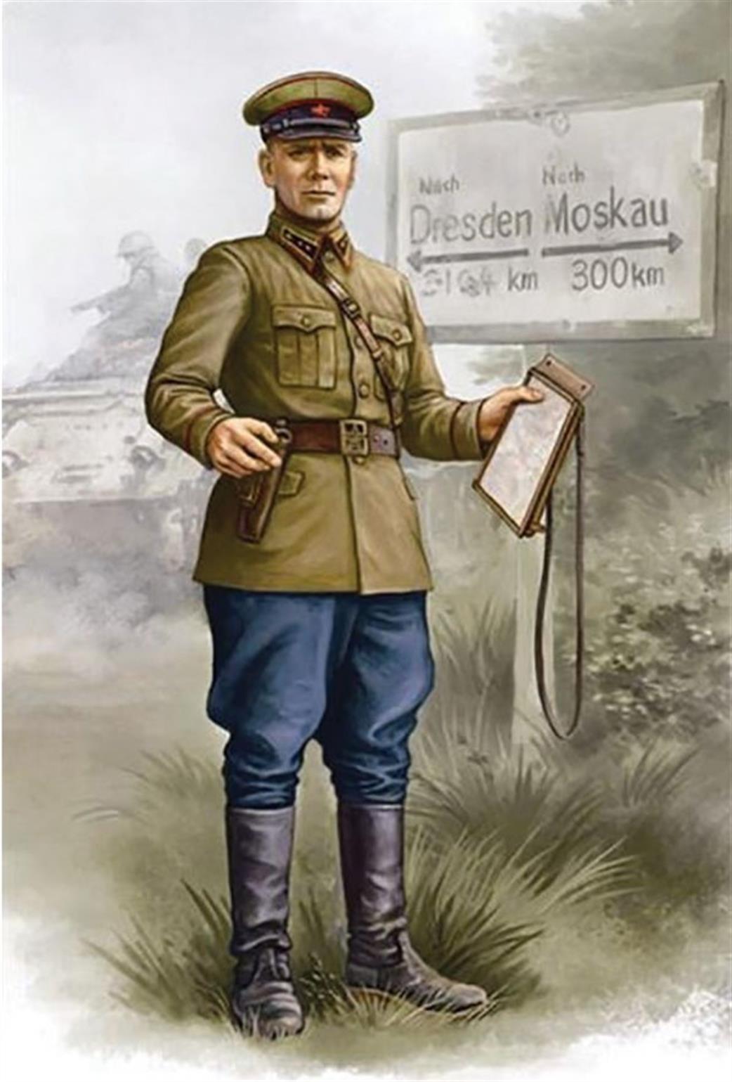 Trumpeter 1/16 00703 WWII Soviet Officer Vol. 1 Figure Kit