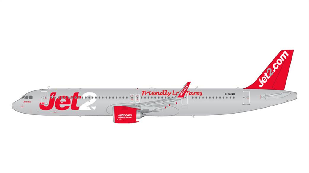 Gemini Jets 1/400 G2EXS1398 JET2.Holidays A321 Neo G-SUNO Diecast Aircraft Model