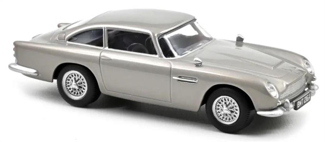 Norev 1/43 270523 1963 Aston Martin DB5 in Silver Diecast Car Model
