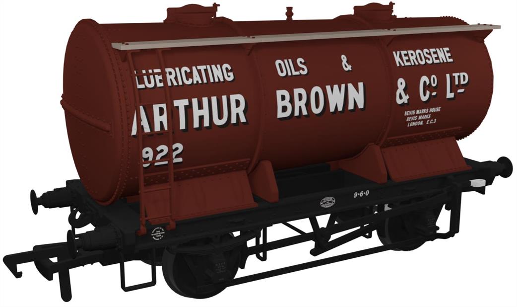 Rapido Trains OO 981003 Ammonium Nitrate / Chemical Tank Wagon Arthur Brown and Co Ltd No.922