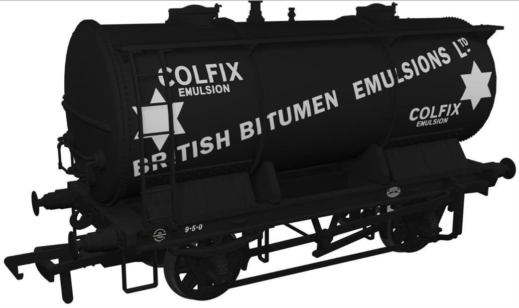 Rapido Trains OO 981006 Ammonium Nitrate / Chemical Tank Wagon British Bitumen Emulsions ‘Colfix’ No.82