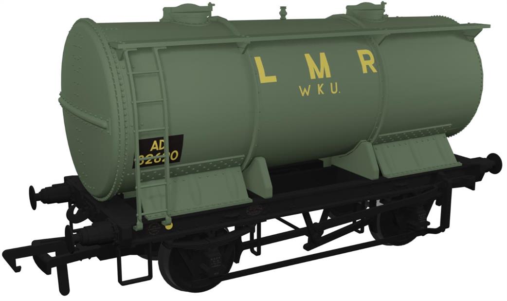 Rapido Trains OO 981010 Ammonium Nitrate / Chemical Tank Wagon Longmoor Military Railway No.AD82620