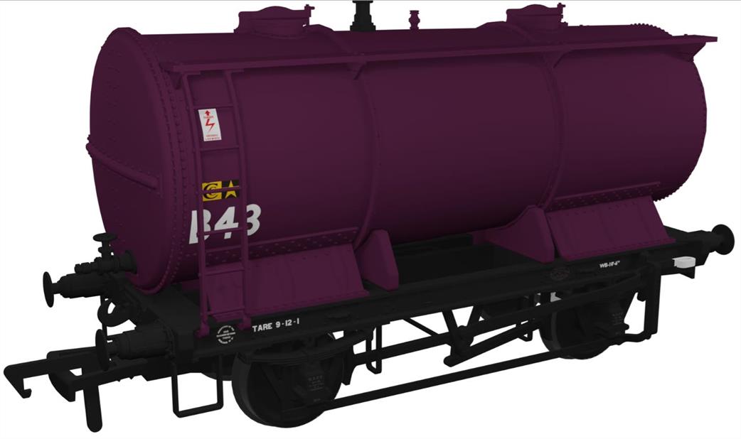 Rapido Trains OO 981011 Ammonium Nitrate / Chemical Tank Wagon Molasses Tank BSC Unbranded No.B43