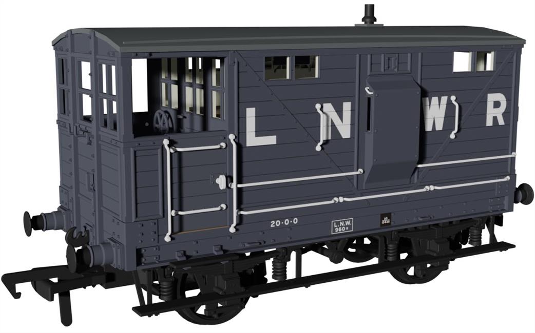 Rapido Trains OO 987002 LNWR D17b Brake LNWR No.960b