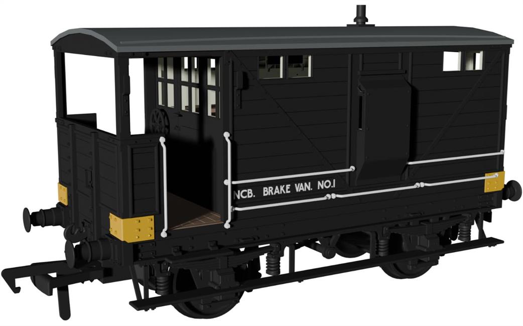 Rapido Trains OO 987011 LNWR D17b Brake NCB No.1