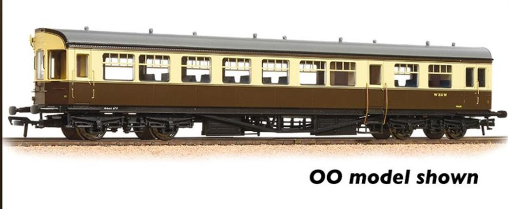 Graham Farish N 374-614 GWR Hawksworth Auto-Trailer BR (WR) Chocolate & Cream