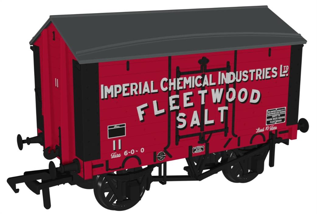 Rapido Trains OO 967605 Imperial Chemical Industries Fleetwood Salt No.11 RCH 1907 Salt Van