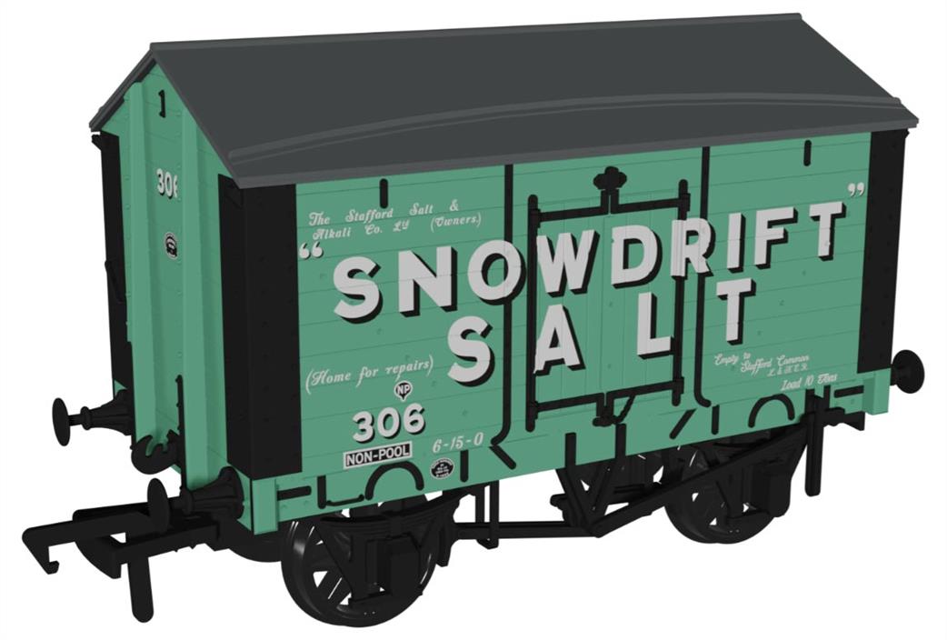 Rapido Trains OO 967613 Snowdrift Salt No.306 RCH 1907 Salt Van