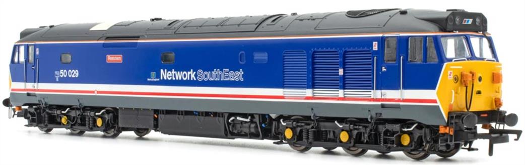 Accurascale OO ACC2520 BR EE Class 50 Diesel Locomotive 50029 Renown – Revised NSE Dark Blue with West of England Branding