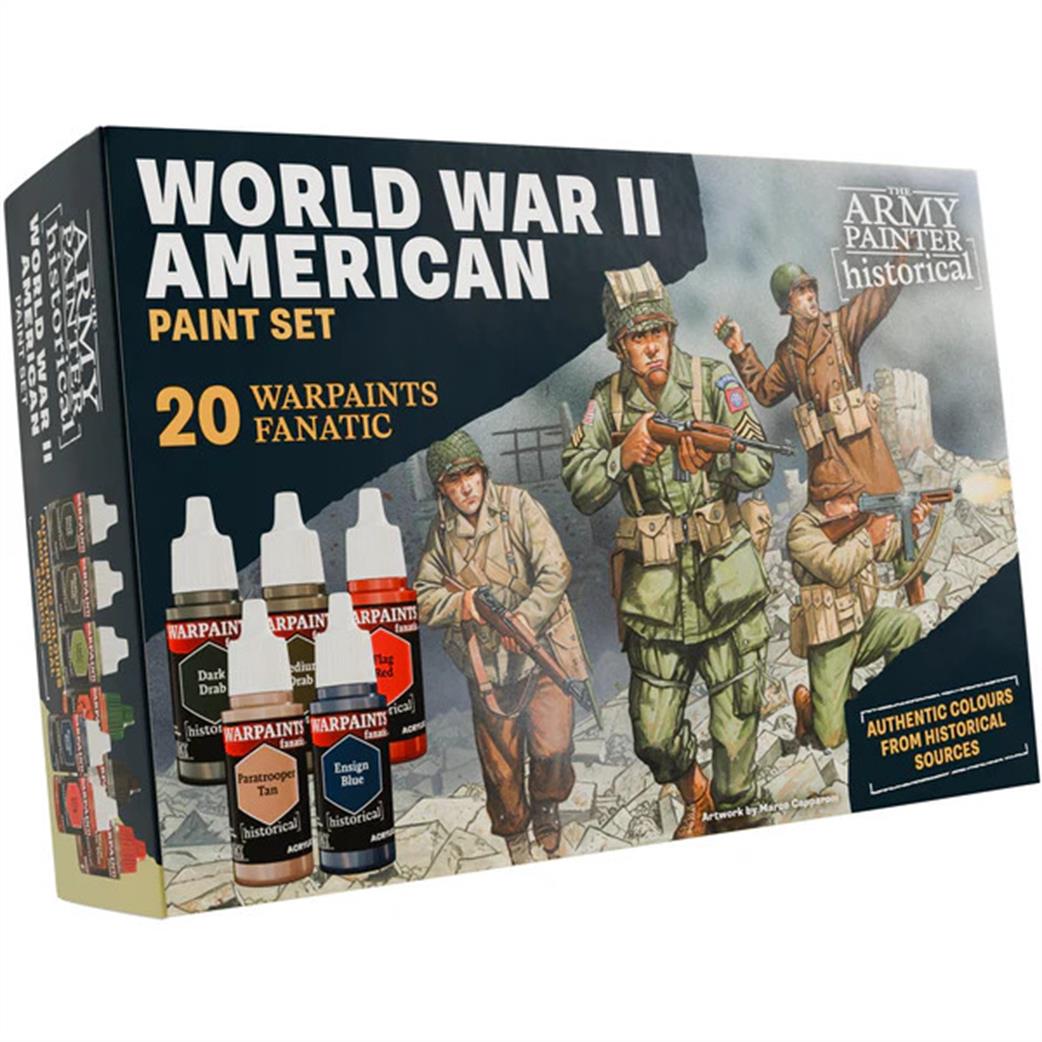 Army Painter  WP8082P Historical World War II America paint set