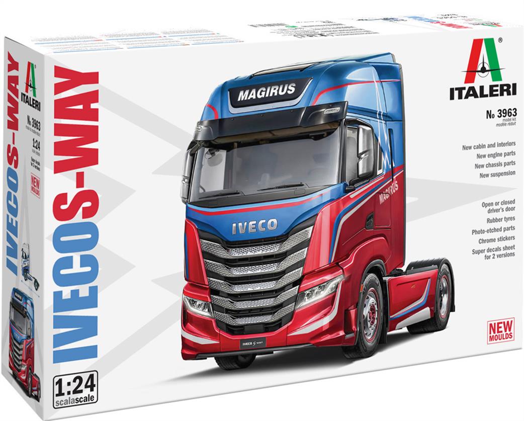 Italeri 1/24 3963 Iveco Stralis S-Way Truck Kit