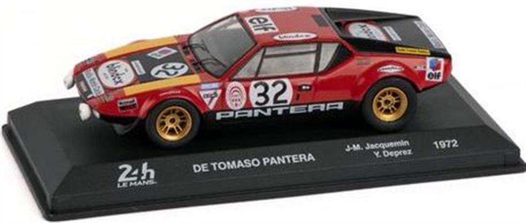 MAG 1/43 MAG PA23 De Tomaso Pantera #32 Jacquemin/Deprez 1972 Model