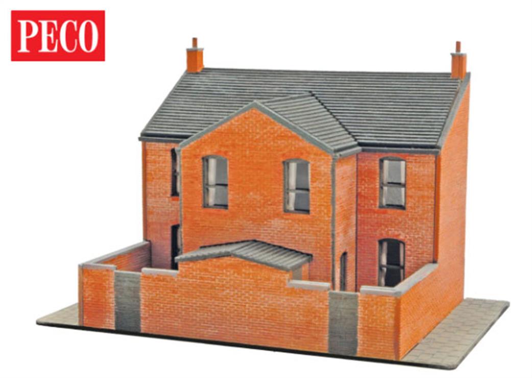 Peco N NB-307 Victorian House Backs Laser Cut Kit