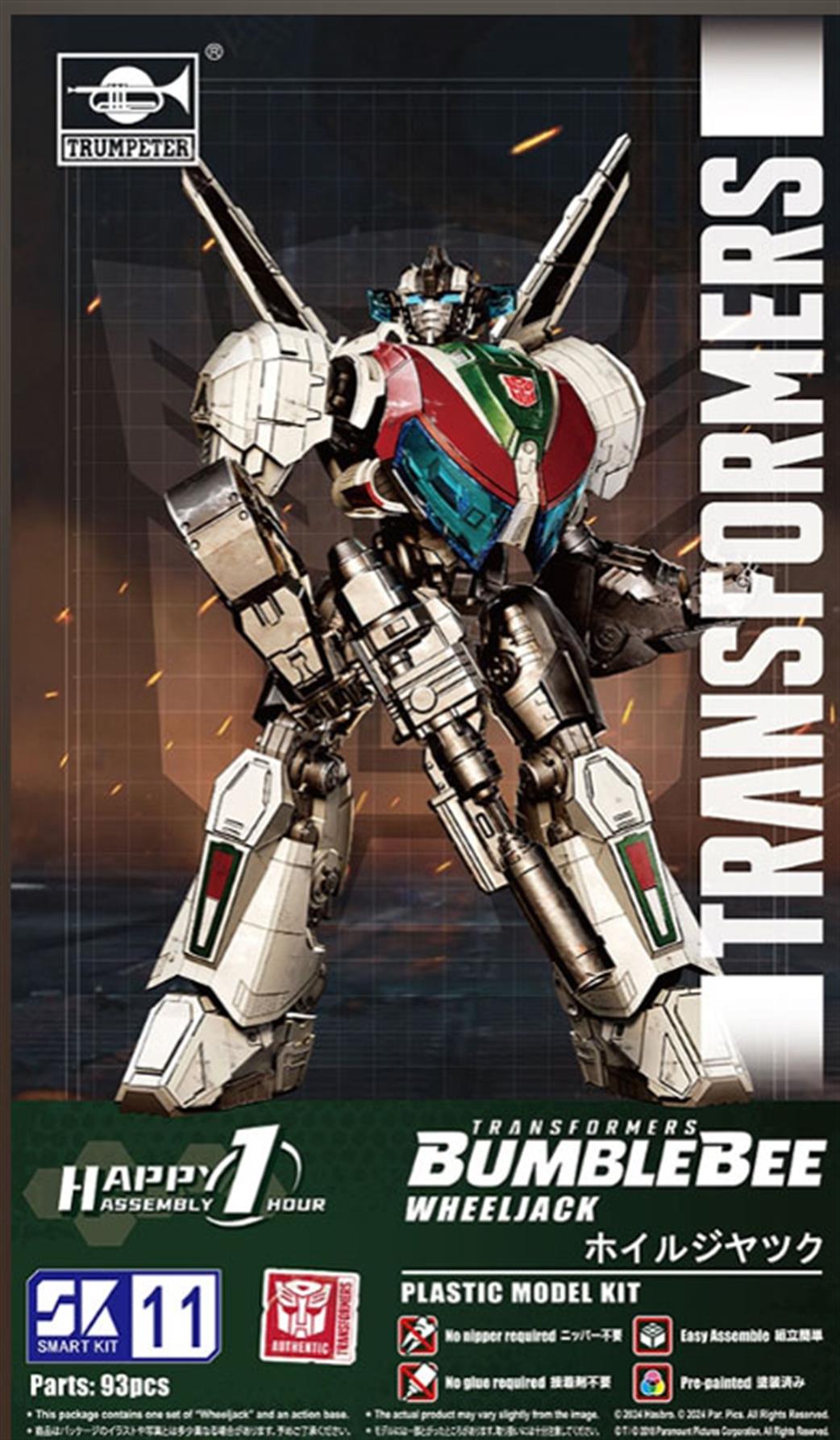 Trumpeter  03129 Transformers Blumbebee Wheeljack SK11 Smart Kit