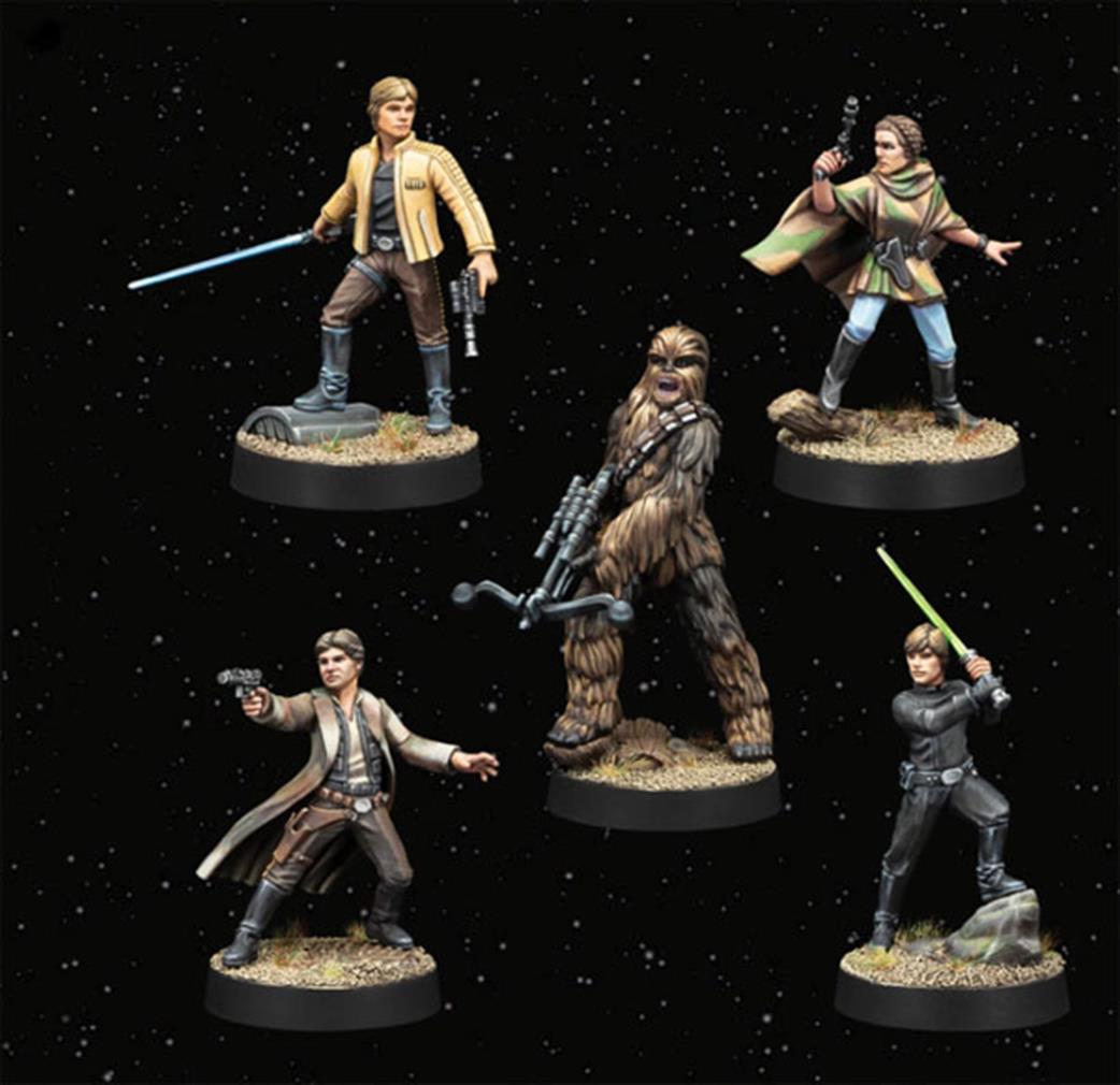 Atomic Mass Games  SWQ14 Heroes Of The Rebellion Character Pack Expansion for Star Wars Legion