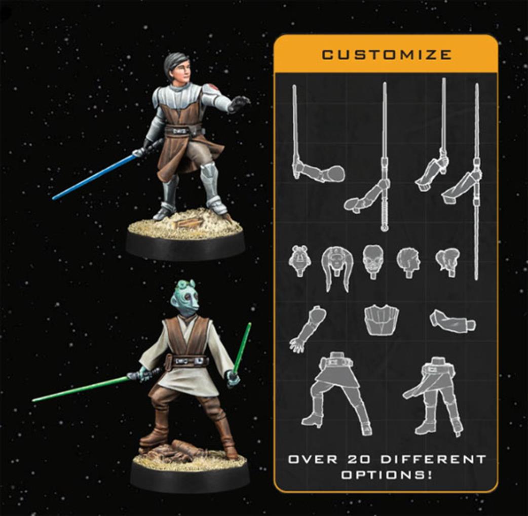 Atomic Mass Games  SWQ20 Customisable Jedi & Knight Expansion for Star Wars Legion