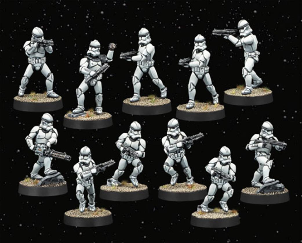 Atomic Mass Games  SWQ24 Clone Troopers Infantry Expansion for Star Wars Legion