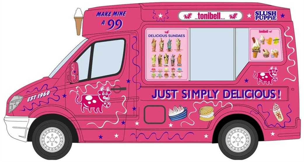 Oxford Diecast 1/148 NWM009 Whitby Mondial Ice Cream Tonibell