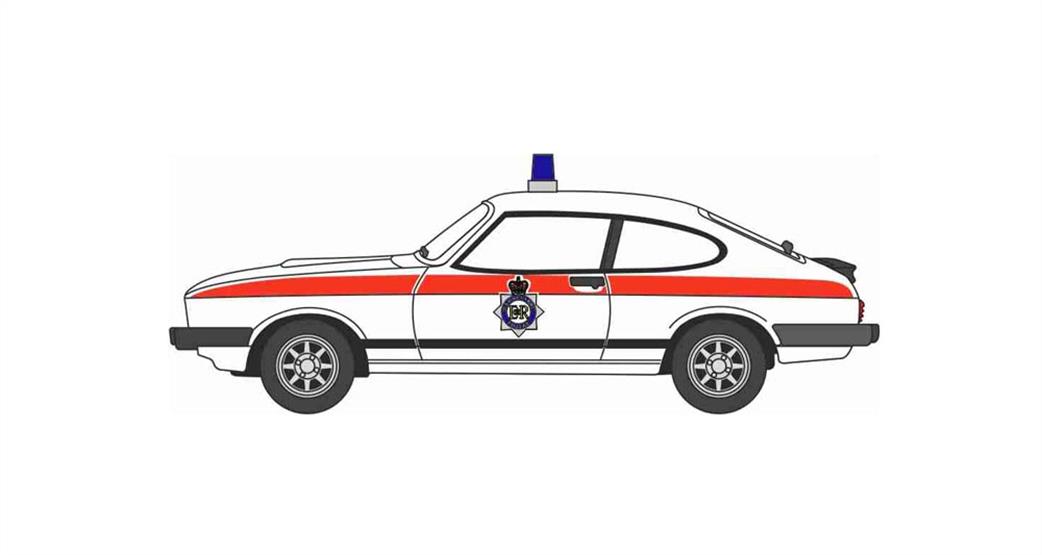 Oxford Diecast 1/148 NCAP007 Ford Capri Mk3 Merseyside Police